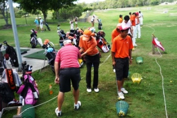 Golf class with Nao Hirano