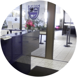 Homestay inquiry desk at AICOL English School